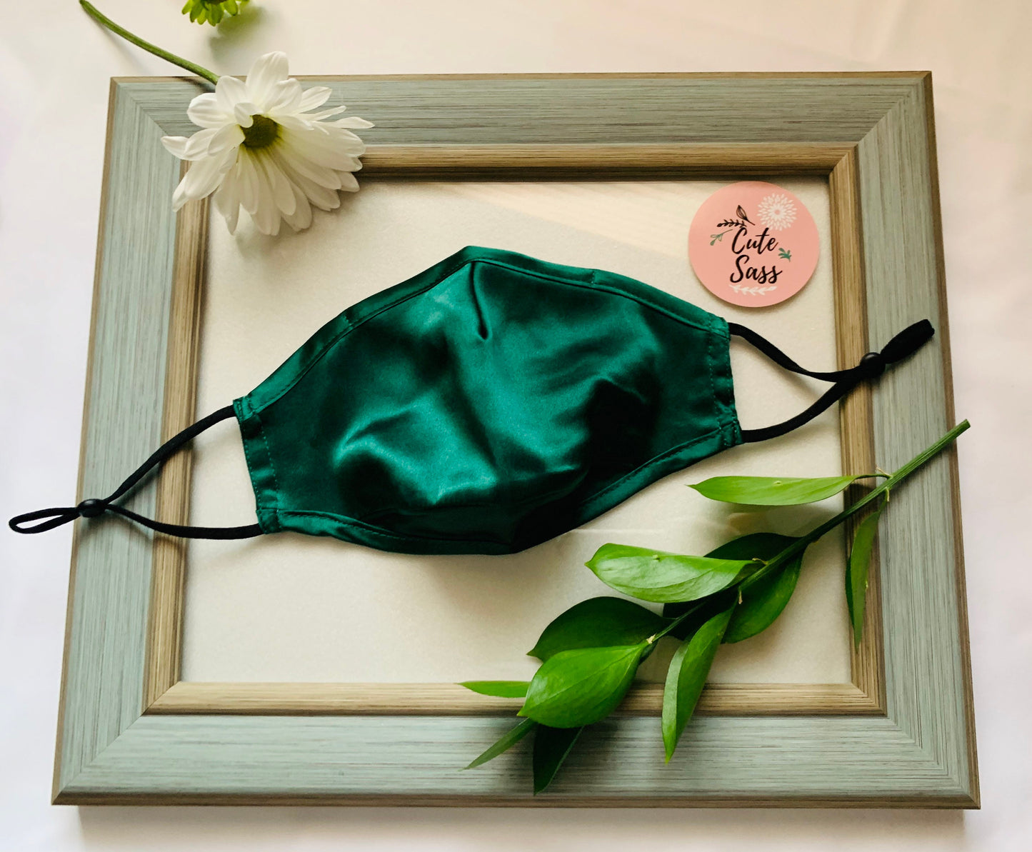 Mulberry Silk Face Mask with Filter Pocket, Nose Wire, Adjustable Ear-loops, and Chin Dart, 3 Layers 100% 19mm 6A Grade Silk Face Mask