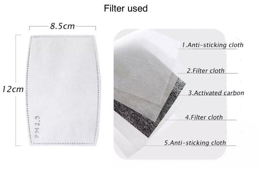 Silk Face Mask with Nose Wire, Filter Pocket, and Adjustable Ear-loops, 100% Pure Mulberry Silk Face Mask