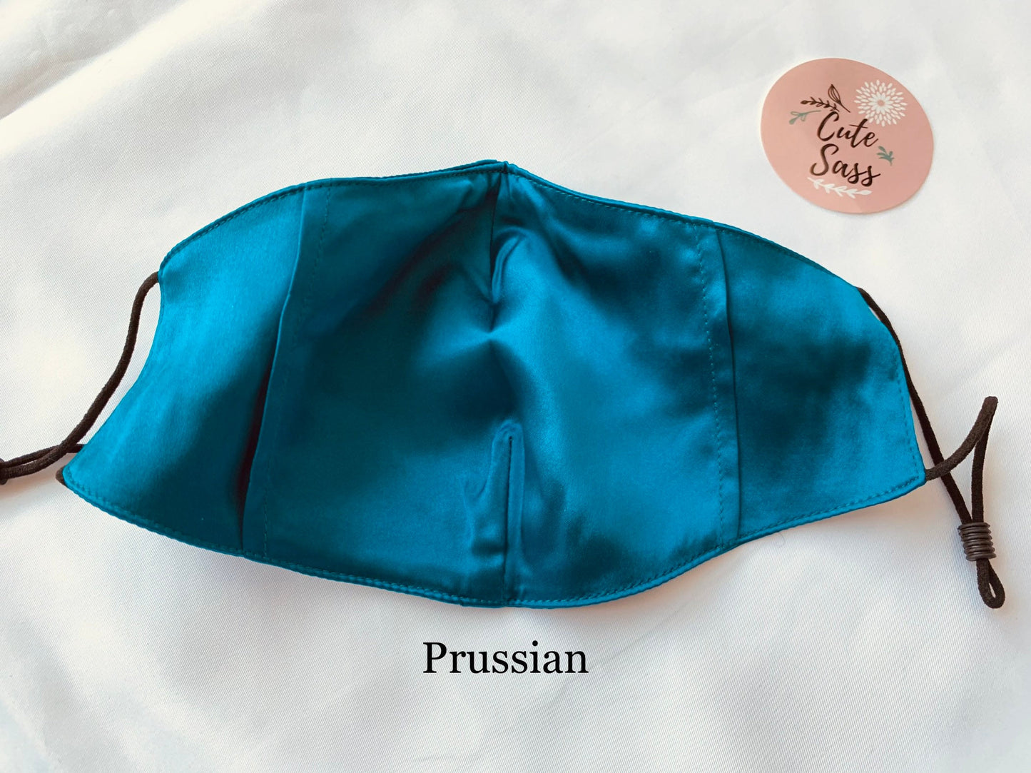 Luxe Silk Face Mask with Nose Wire,Filter Pocket, and Adjustable Ear-loops | 22MM Silk, long Fibre