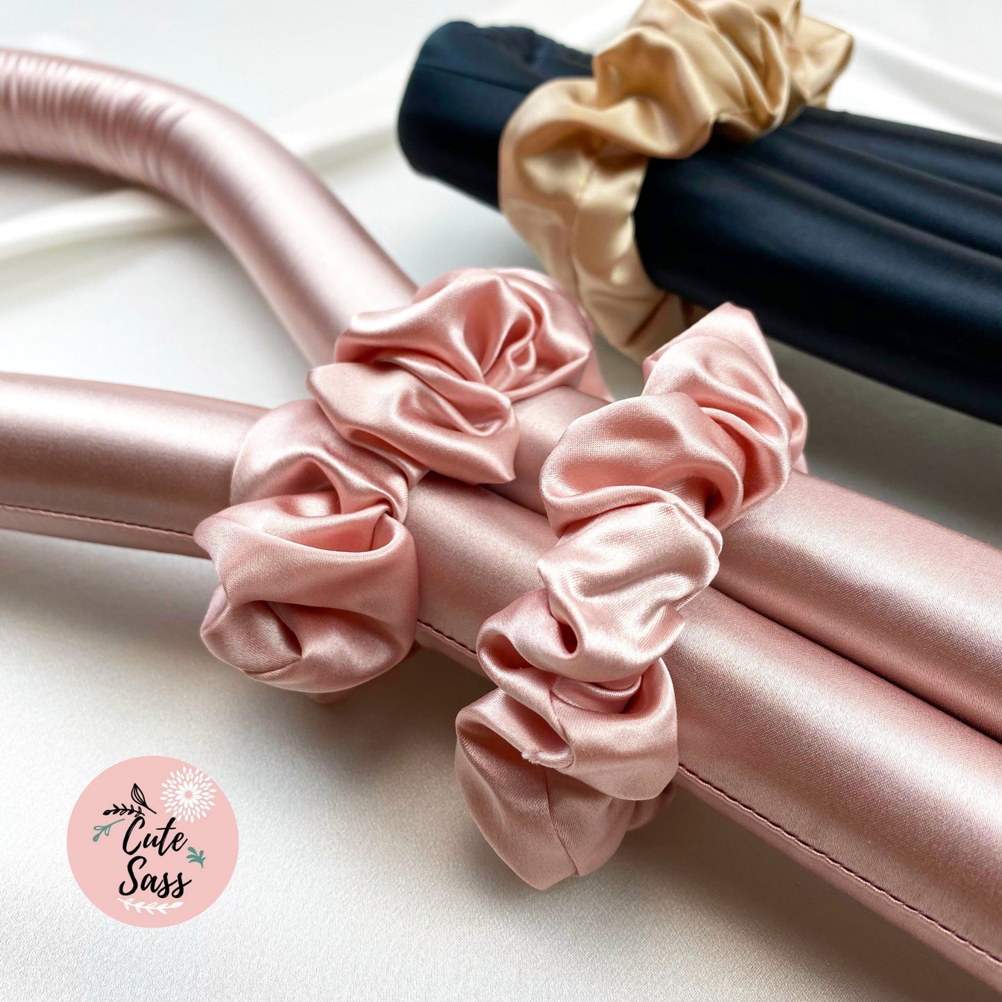 100% Mulberry Silk No-Heat Hair Curler | 22 Momme Silk | Long Fibre and Organic Silk Hair Curling Set
