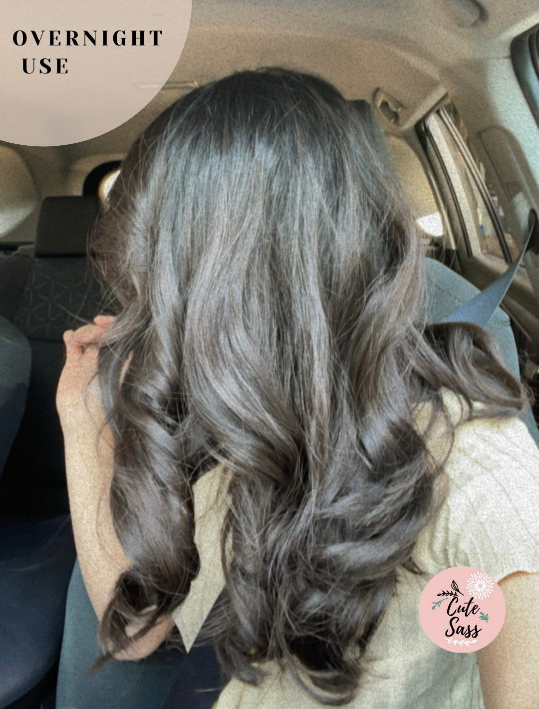 100% Mulberry Silk No-Heat Hair Curler | 22 Momme Silk | Long Fibre and Organic Silk Hair Curling Set