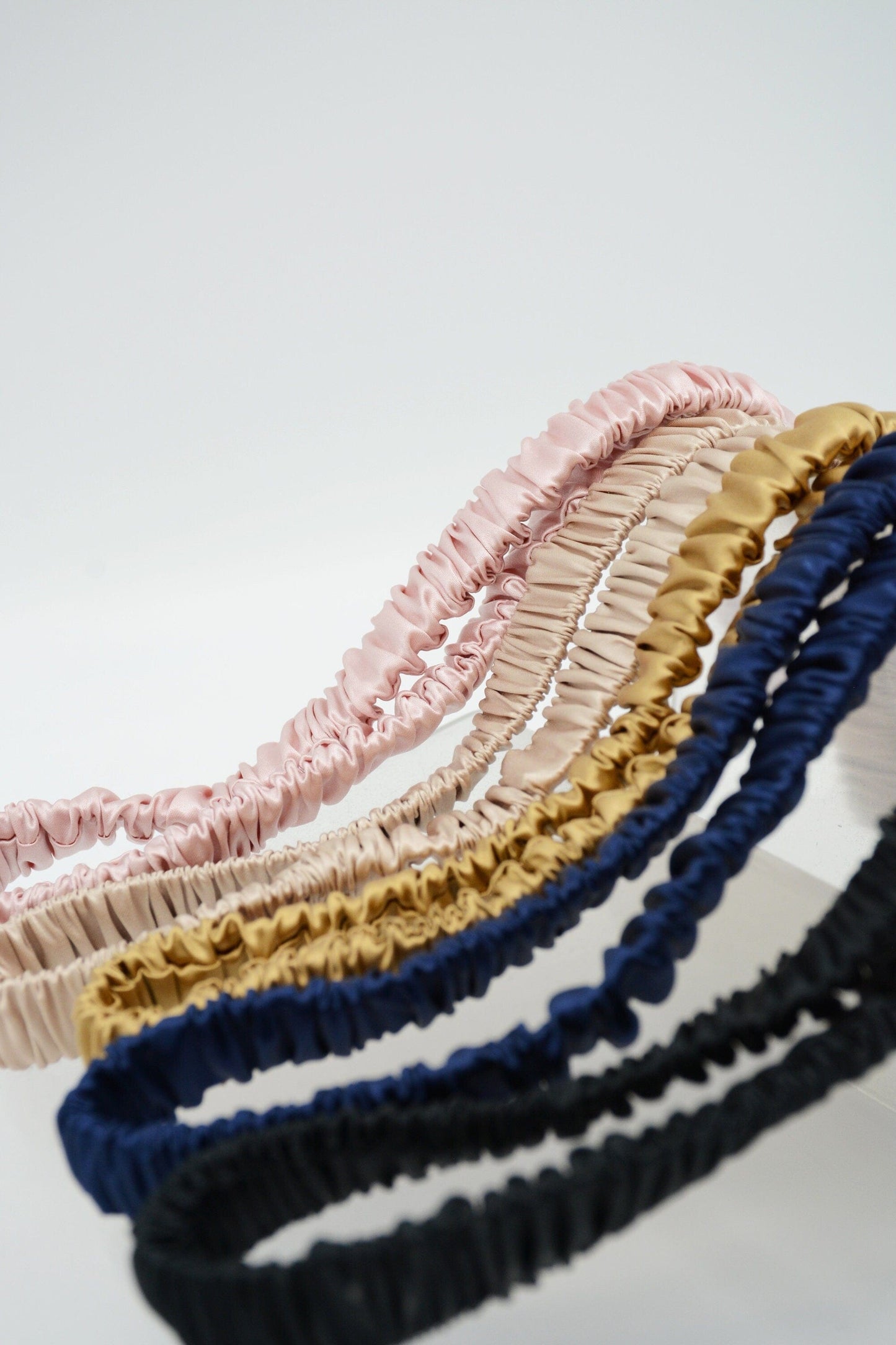 100% Mulberry Silk Thin Headband | 22 Momme Silk | Long Fibre and Organic Silk Headband