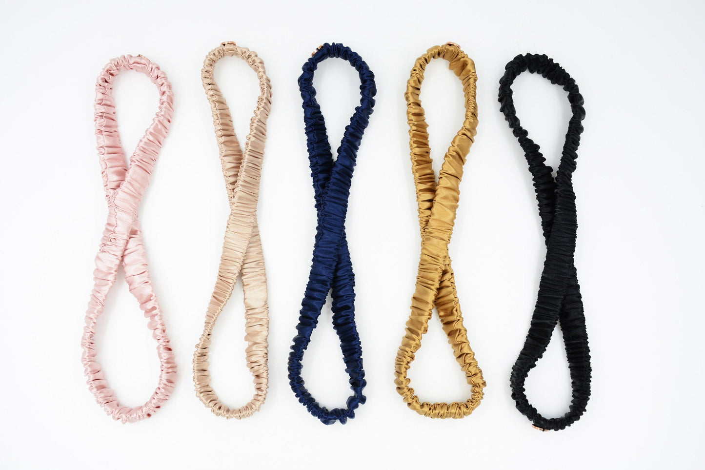 100% Mulberry Silk Thin Headband | 22 Momme Silk | Long Fibre and Organic Silk Headband