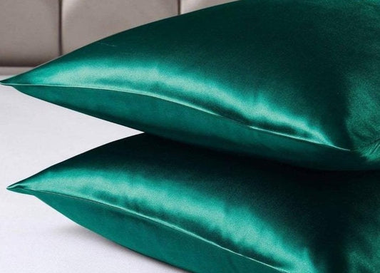 Green Silk Pillowcase