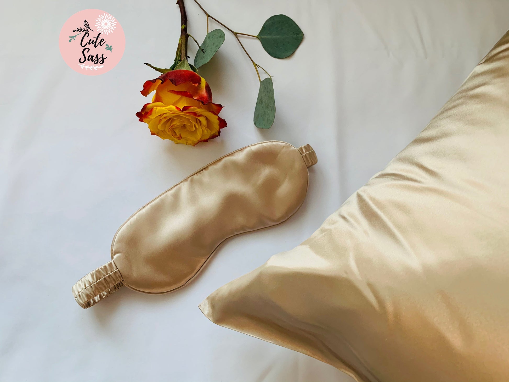 QUEEN SILK PILLOWCASE BEIGE