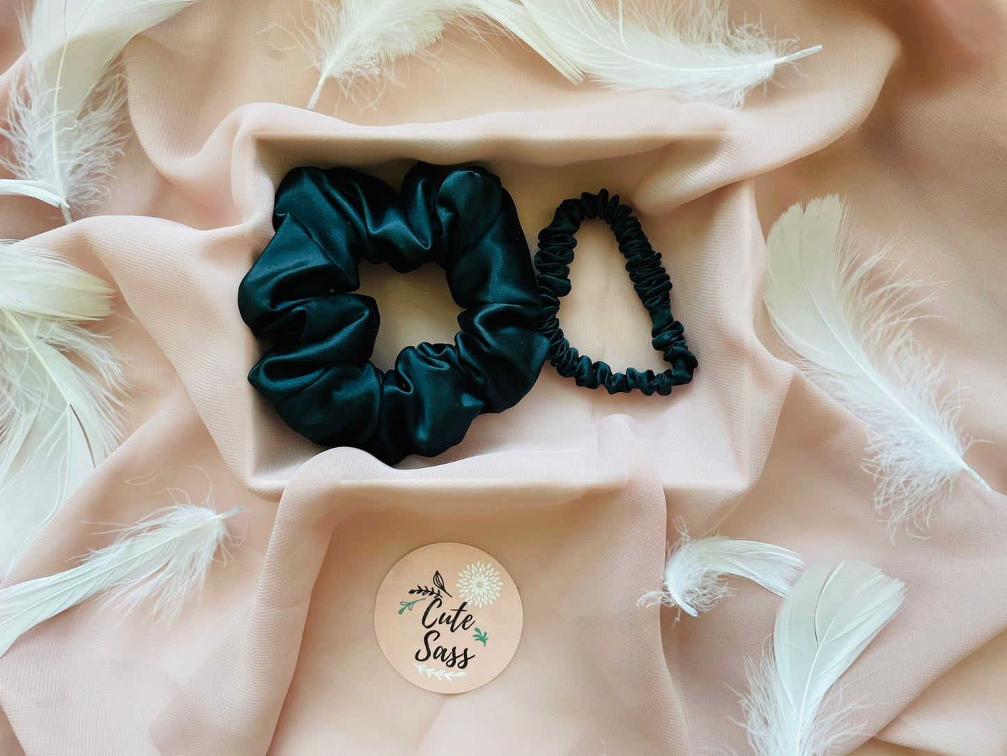 100% Mulberry Silk Scrunchy | 22 Momme, Long Fibre and Organic Silk Hair Tie