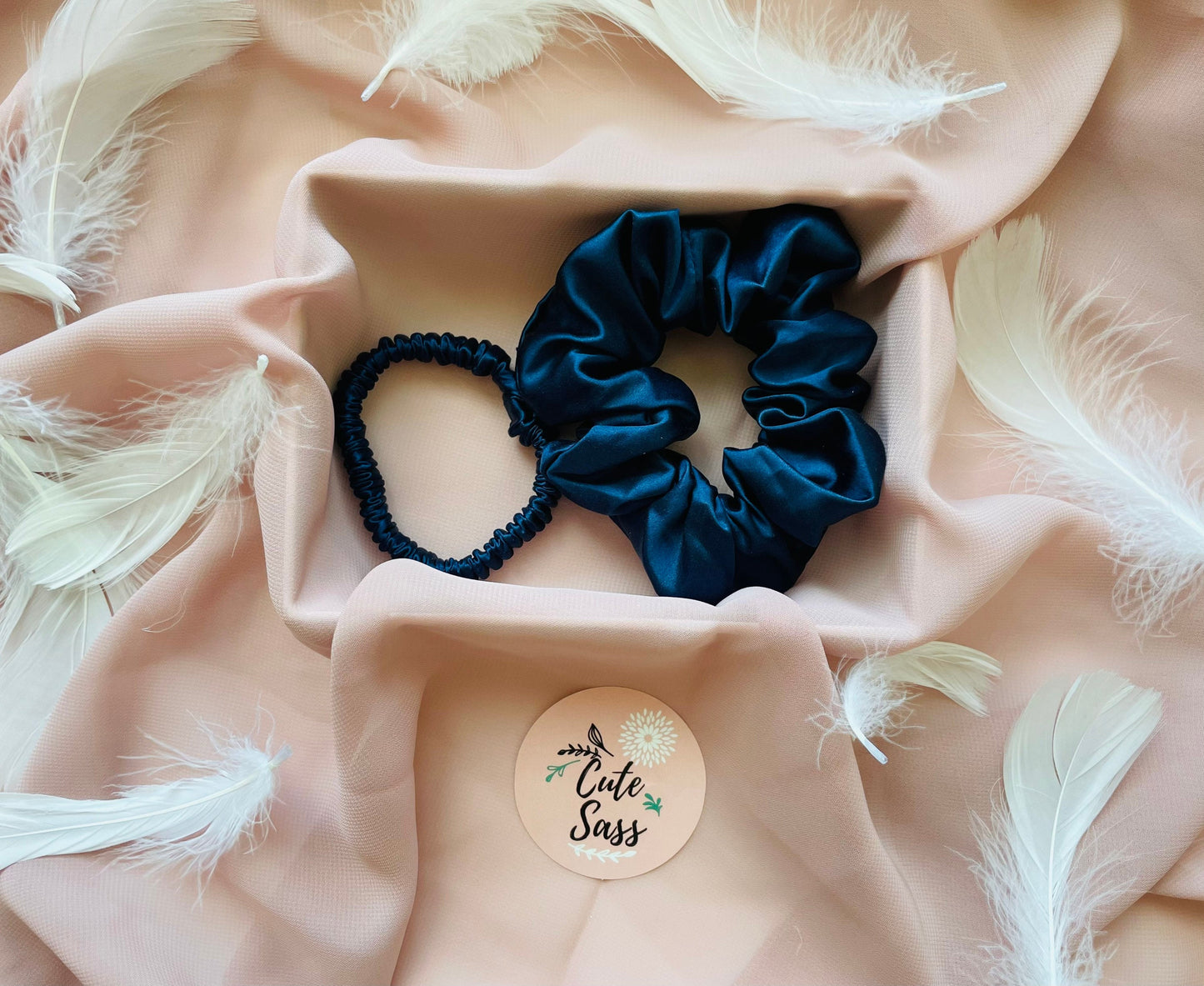 100% Mulberry Silk Scrunchy | 22 Momme, Long Fibre and Organic Silk Hair Tie