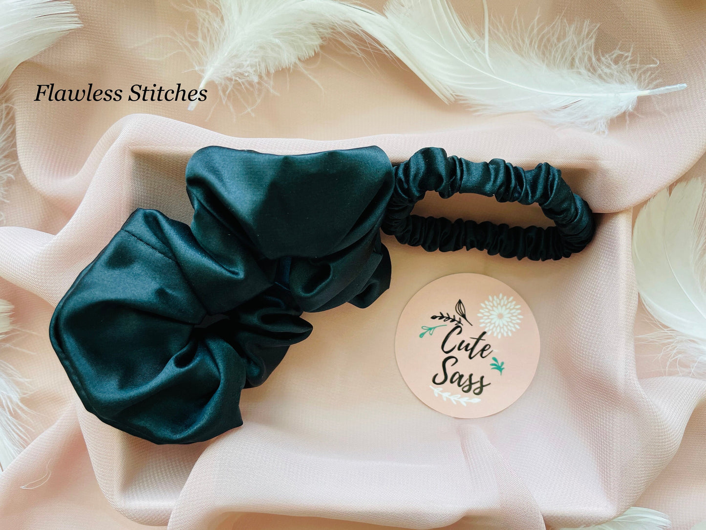 100% Mulberry Silk Scrunchy | 22 Momme, Long Fibre and Organic Silk Hair Tie