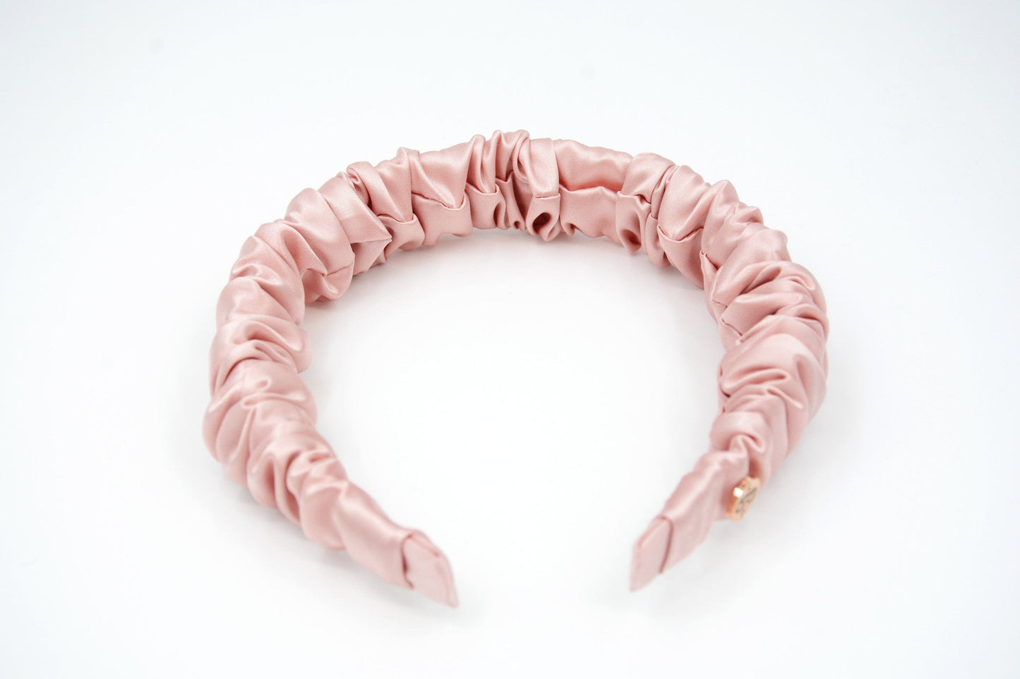 100% Mulberry Silk Cute Scrunched Head Piece | 22 Momme Silk | Long Fibre and Organic Silk Headband